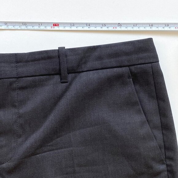 Gucci Mens Wool Silk Dress Pants Size 46 IT Flat Front Dark Gray Made in Italy - Picture 11 of 14